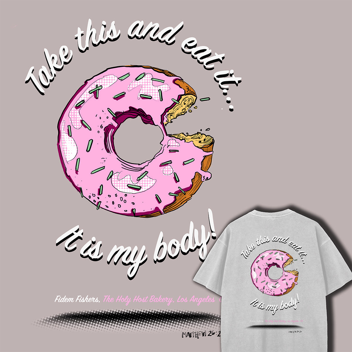 Holy Host Bakery Tight Neck Tee