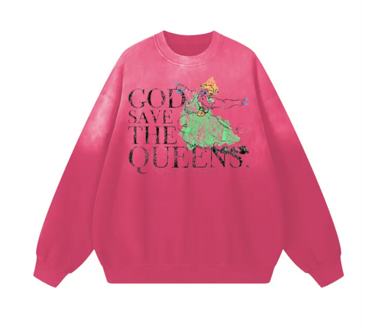 God Save the Queens Worn Sweat